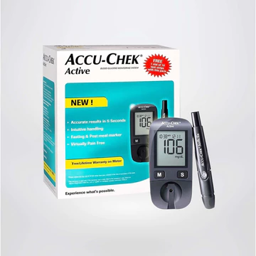 Máy Đo Đường Huyết Accu-Chek Active (No Coding) Hãng Roche Đức