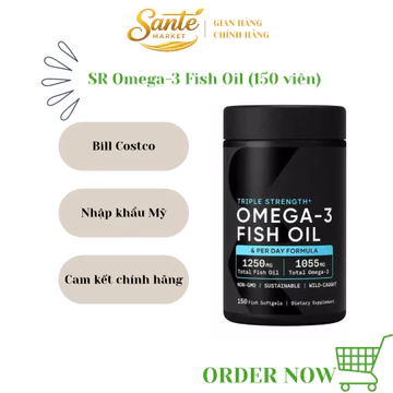 SR Triple Strength Omega-3 Fish Oil 1250mg 150 Viên – Viên Dầu Cá Omega 3 EPA DHA