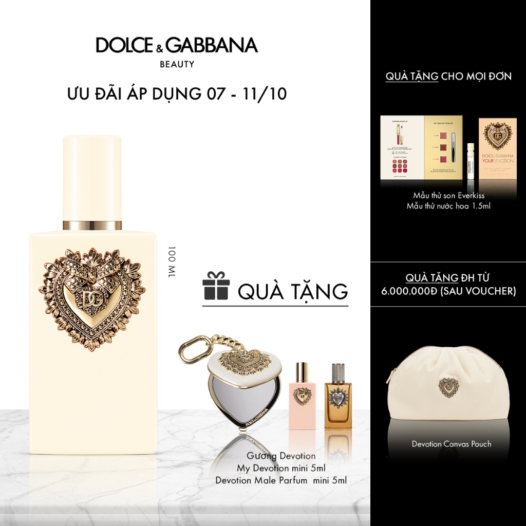 [CHÍNH HÃNG] Nước hoa nữ Dolce&Gabbana Your Devotion EDP Intense 100ml