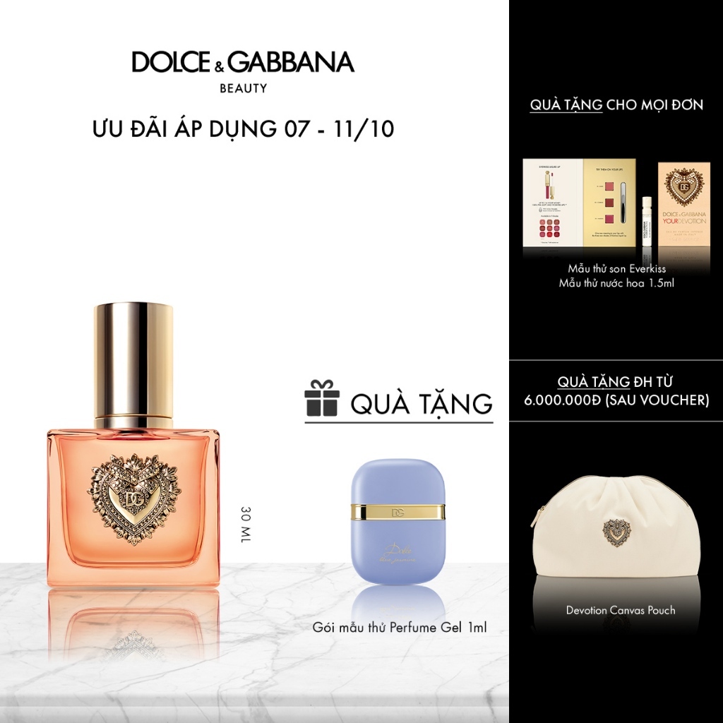 [CHÍNH HÃNG] Nước hoa nữ Dolce&Gabbana Devotion EDP Intense 30ml