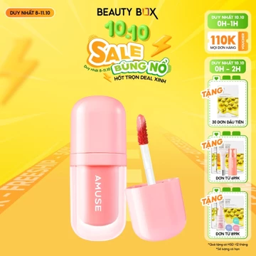 [Săn Sale] Son Tint Bóng Thuần Chay Amuse Bebe Tint 3.8g