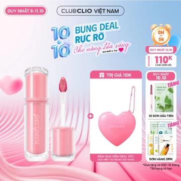 [Săn Deal - MỚI] Son Tint Bóng Peripera Mọng Môi Mood Glowy Tint 4g | Lên Màu Trong Trẻo, Không Bết Dính