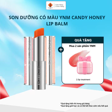 Son dưỡng có màu YNM Candy Honey Lip Balm chiết xuất mật ong dưỡng ẩm sâu, nuôi dưỡng môi từ sâu bên trong 3g