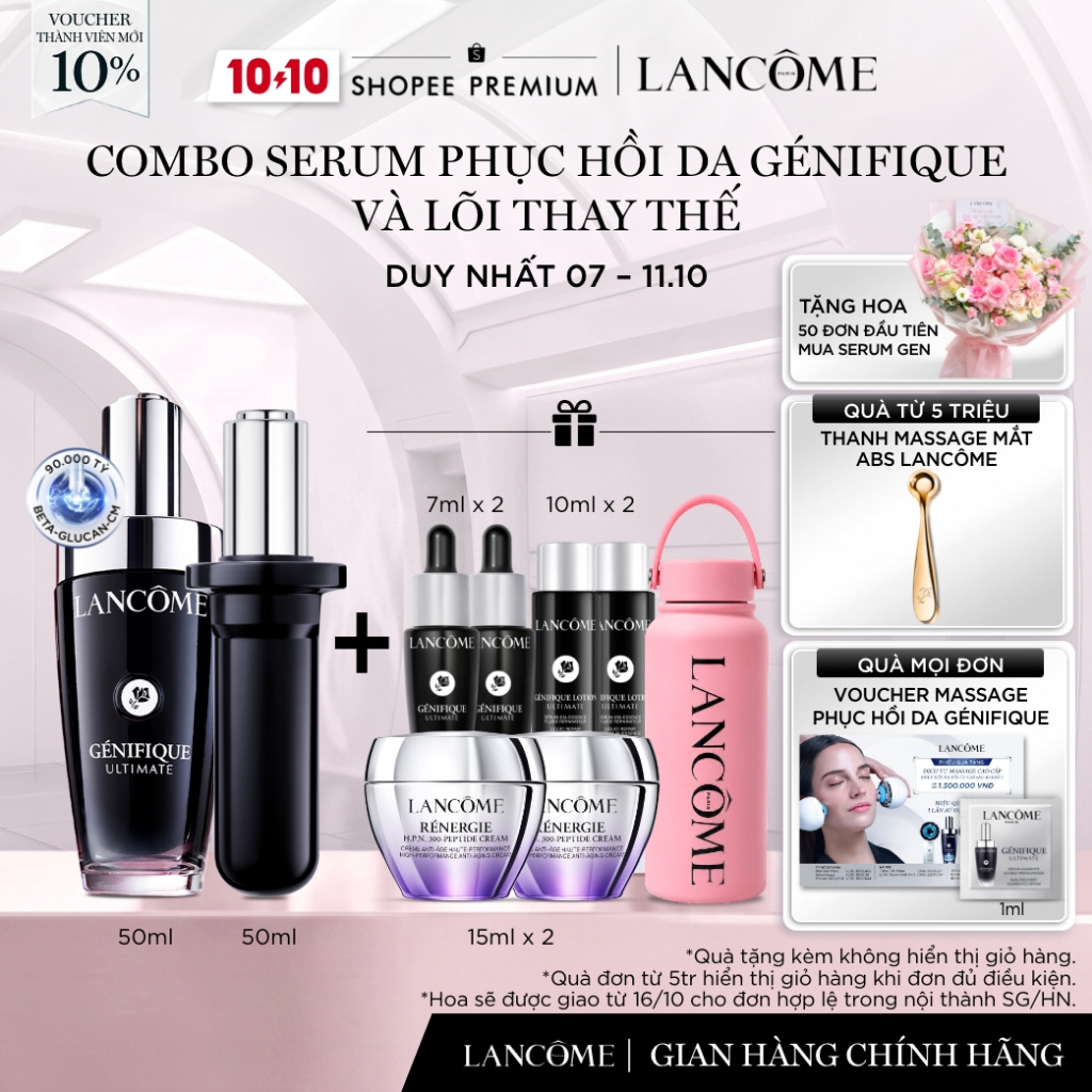[VOUCHER 20%] Bộ đôi Serum phục hồi da tối ưu Ultimate 50ml và Lõi Thay Thế 50ml