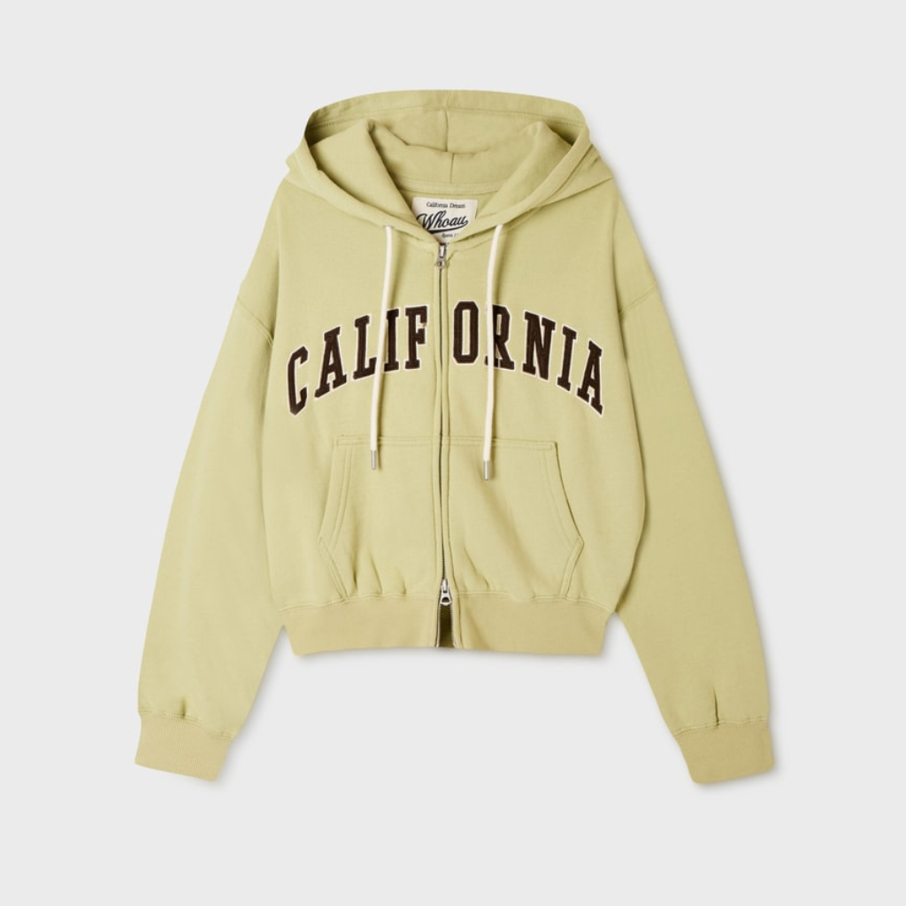 Áo Khoác Nỉ WHO.A.U Signature Patch Hood Zip-up(F)_WHMZGBT11F