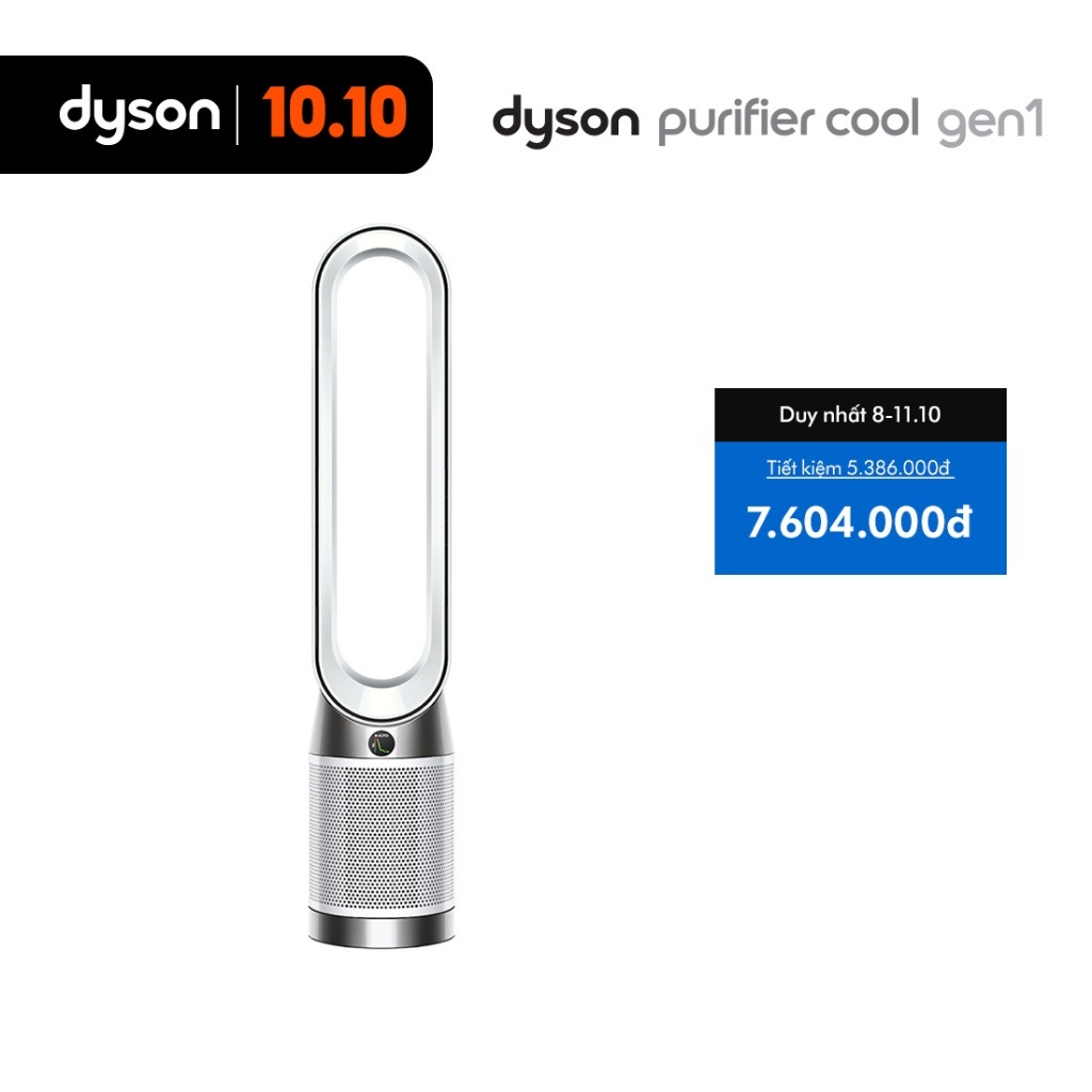 [8-11.10 | SIÊU SALE 10.10] Máy lọc không khí Dyson Purifier Cool Gen1 TP10 (Trắng Bạc)
