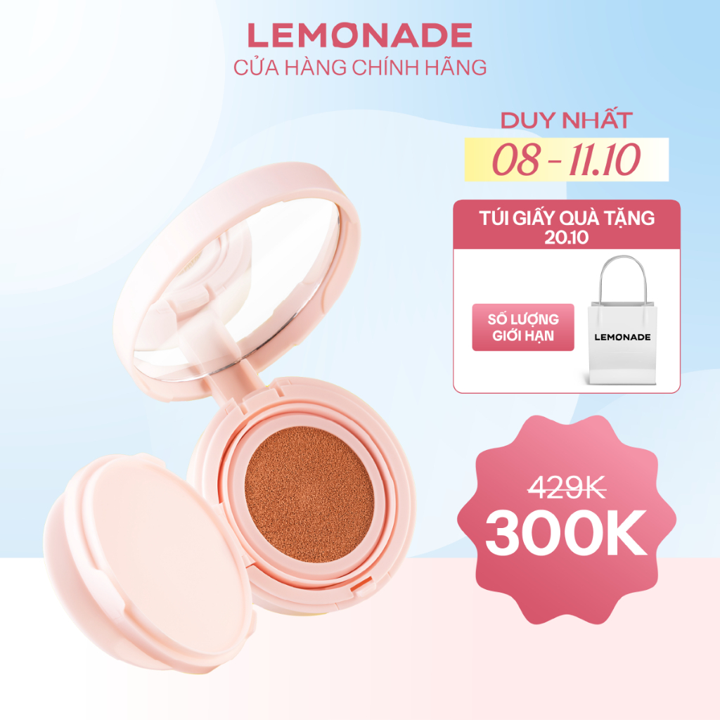 Phấn nước siêu kiềm dầu Lemonade Supermatte Cushion 15g