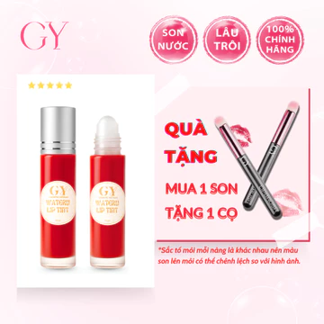 Son Tint Lì Bi Lăn Roller Watery Lip Tint Version 1 GY Cosmetics, Lì Mịn, Lâu Trôi, Bền Màu 10ml