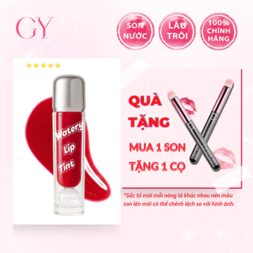 [Phiên Bản Nâng Cấp] Son Tint Lì Watery Lip Tint GY Cosmetics, Lâu Trôi, Bền Màu, Nhẹ Môi, 5ml