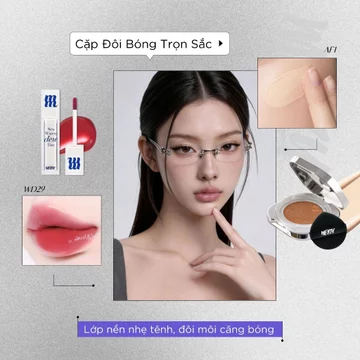 [MERZY x LUCIE] Phấn Nước Che Phủ Cao, Mịn Lì Merzy The Airy Filter Cushion 11g + Son Tint Bóng Merzy The Watery Dew Tin