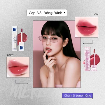 [MERZY x LUCIE] Son Tint Merzy Water Fit Blur Tint 3.7g+Son Tint Bóng Merzy The Watery Dew Tint 4g
