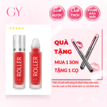 Son Tint Lì Bi Lăn Roller Watery Lip Tint Version 2 GY Cosmetics, Lì Mịn, Lâu Trôi, Bền Màu 10ml