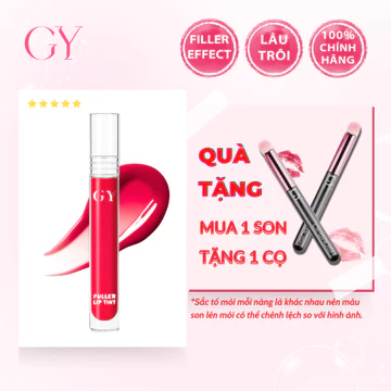 Son Tint Lì Fuller Lip Tint GY Cosmetics, Làm Đầy Rãnh Môi, Mịn Môi, Lâu Trôi, 12 Màu, 6ml