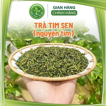 Tim sen khô, trà tâm sen, dùng pha trà, tốt cho sức khỏe, thanh nhiệt, giải độc, ngủ ngon, an giấc, dưỡng tâm