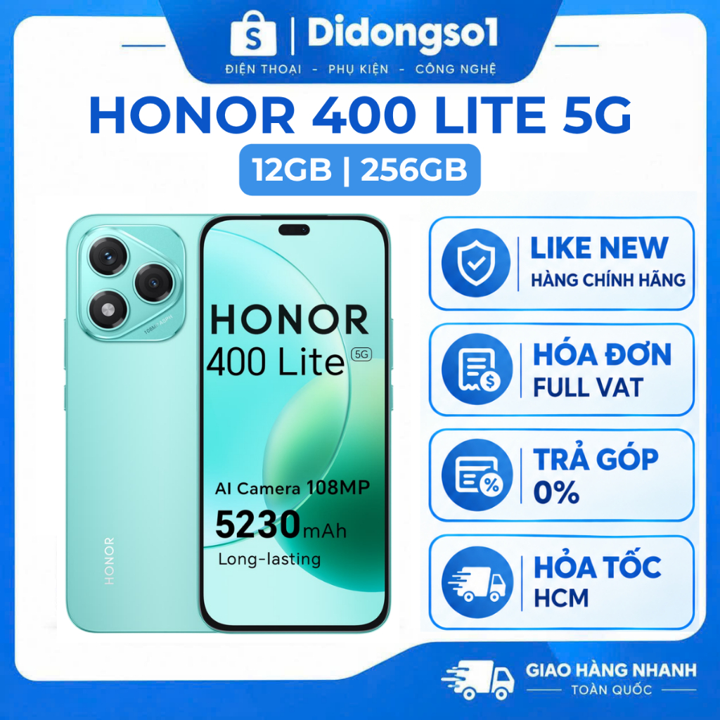 Điện Thoại HONOR 400 - Honor 400 Lite 5G 12GB 256GB Demo Fullbox - Chính Hãng