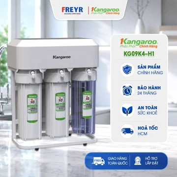 Máy Lọc Nước Hydrogen Kangaroo KG09K4-H1 - 9 Lõi Để Gầm Tạo Nước Hydrogen Hàng Chính Hãng