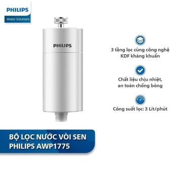 Bộ Lọc Nước Vòi Sen Philips AWP1775/74 | Lọc Cặn | Giảm Mùi Clo | Hàng Chính Hãng