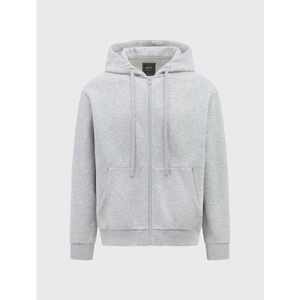 Áo khoác nỉ hoodie zip phom boxy hot trend trẻ trung, áo khoác hoodie zip unisex mũ rộng CANIFA 5OT26W001