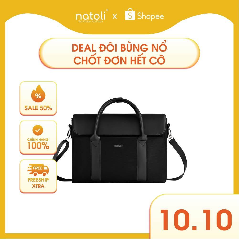 Túi công sở, túi đi làm NATOLI thiết kế tối giản đựng laptop đi làm cao cấp BST Elegant Office Bag T9