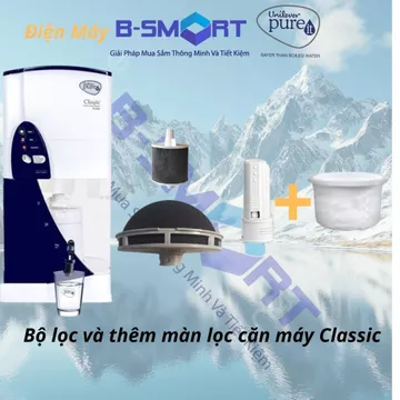Combo Bộ lọc và màng lọc cặn thay thế unilever Pureit Classic 9 Lít