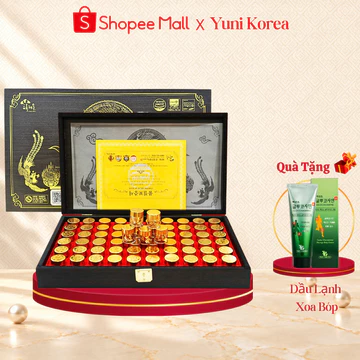 Đông Trùng Hạ Thảo Kanghwa MYEONGPOOM GONGBONHWAN GOLD Deadong Ginseng Hộp Gỗ 60 Viên, Phòng Ngừa Đột Quỵ Và Tai Biến