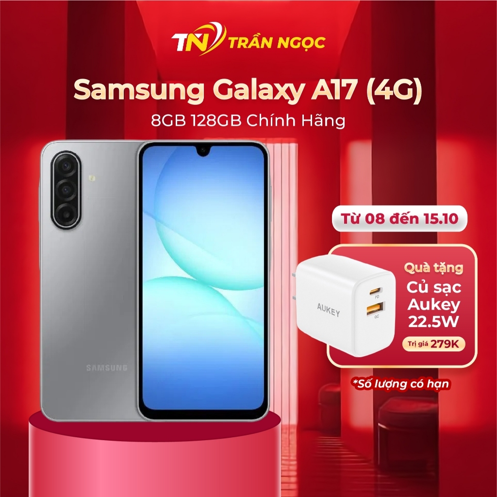 Điện thoại Samsung Galaxy A17 (4G) 8GB 128GB Chính hãng