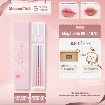 [MỚI] Son Tint Black Rouge Air Hip Glow Tint - 4.2g