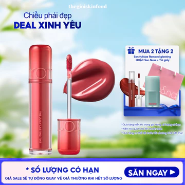 [B2G2 FULLSIZE] Son Tint Lì Căng Bóng, Dưỡng Ẩm Romand The Juicy Lasting Tint Thegioiskinfood