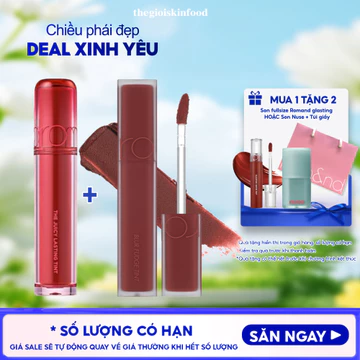 [rom&nd] Combo son tint Romand The Juicy Lasting Tint + Son kem Blur Fudge Tint thegioiskinfood