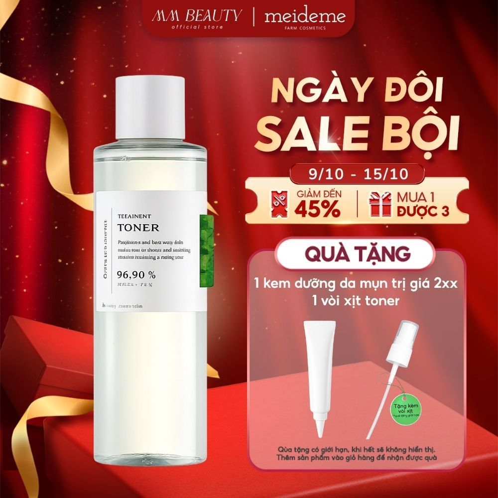 Toner Thuần Chay Giảm Mụn, Giảm Kích Ứng MEIDEME Green Salvia Treatment Toner 200ML