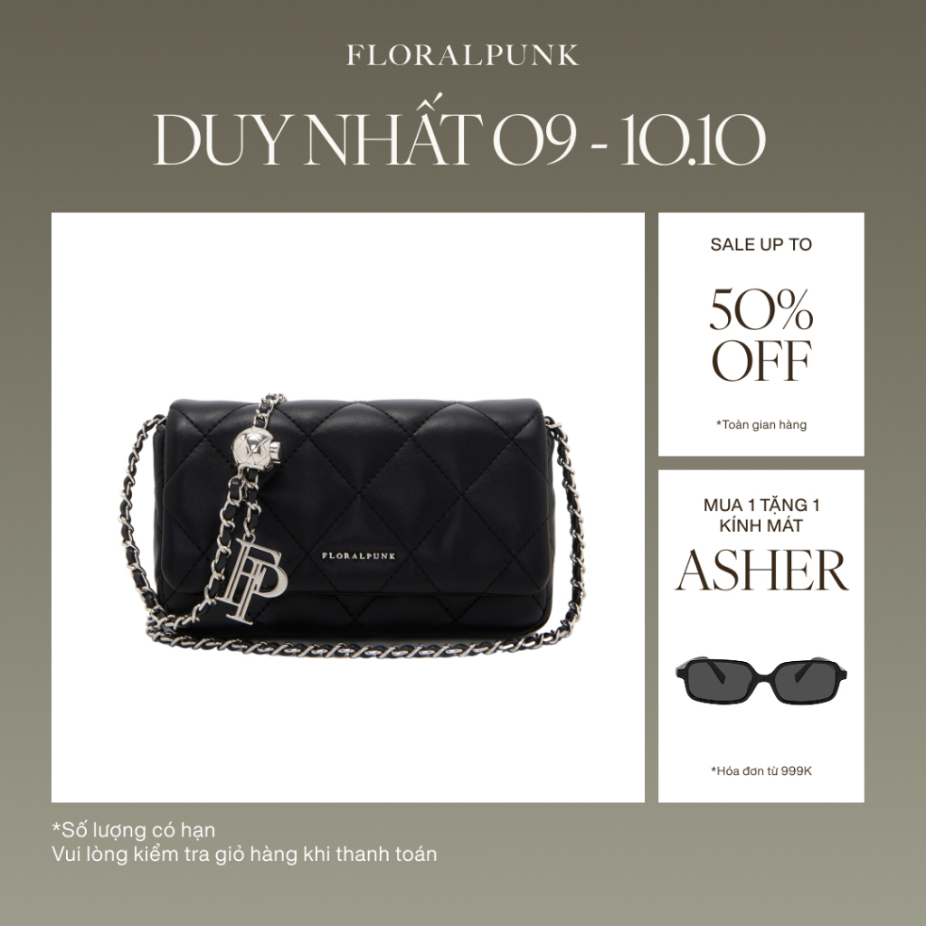 Túi xách Floralpunk Ivy Chain Bag - Black