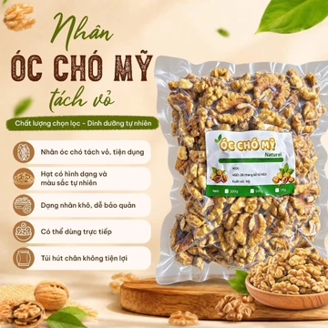 Hạt óc chó Mỹ đã tách vỏ hạt sống làm sữa hạt , tốt cho bà bầu và trẻ nhỏ - hạt óc chó