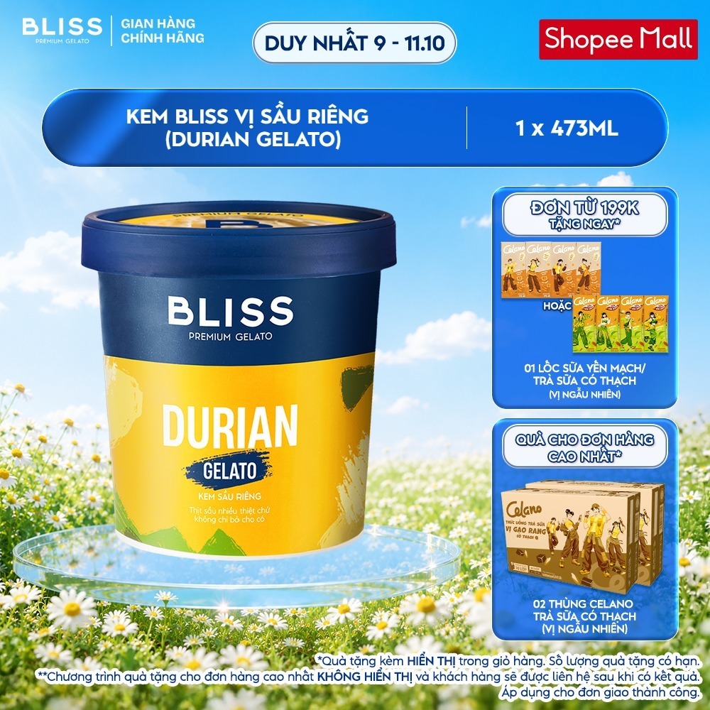 [Hỏa tốc HN/HCM] [VỊ TỰ CHỌN] Kem BLISS Vị Tự Chọn hộp 473ml