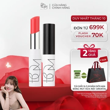 Son Dưỡng Môi Có Màu B.O.M Dewy Lip Balm 4.5g, Son Dưỡng Môi Màu, Dưỡng Ẩm, Không Gây Thâm Môi