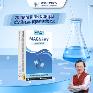 [MAGIE B6 PHÁP ] Magnévy Viên Uống Magie B6 Giảm Mệt Mỏi Căng Thẳng Hỗ Trợ Hệ Thần Kinh Hộp 40 viên