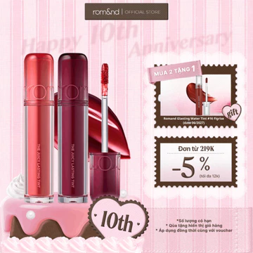 [Rom&nd] Son Tint lì cho môi căng mọng THE JUICY LASTING TINT