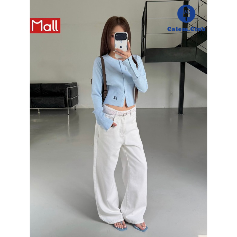 Calem.Club - Quần kaki jean Ver.1 dài suông ống rộng form unisex nam nữ quần suông nữ ống rộng