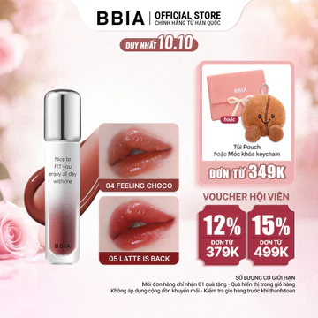 Son tint bóng lâu trôi, bền màu BBIA Water Fit Tint 4g
