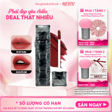 Son Phao Merzy Kem Lì Bền Màu, Lâu Trôi Puffer Velvet Tint 3.7g ThegioiSkinfood