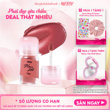 [New] Son Kem Lì Merzy Khóa Môi Mịn Lì Tự Nhiên Blur Lock Tint 4g ThegioiSkinfood