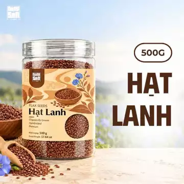 Hạt Lanh Nông Sản Vị Quê 500g – Hạt Lanh Nguyên Chất, Giàu Chất Xơ, Omega 3 Tự Nhiên, Thực Phẩm Dinh Dưỡng