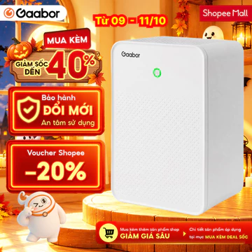 Mini Compact Dehumidifier Air Purifier Gaabor DE-M01A A4