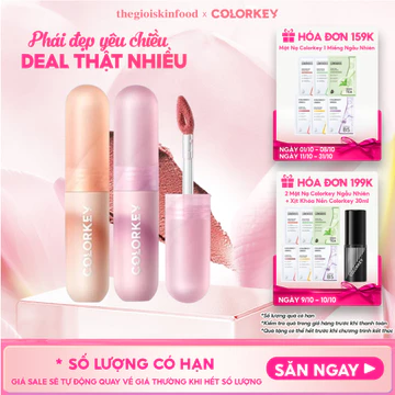 Son Kem Bùn Mềm Mịn Như Nhung Colorkey Mousse Lip Mud Matte 2g