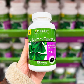 [HÀNG MỸ • ĐỦ BILL] Viên Uống Bổ Não, Tăng Cường Trí Nhớ • TRUNATURE • GINKGO BILOBA