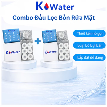 Combo Vòi lọc nước bồn rửa mặt K-Water 811 – Đầu lọc nước tại vòi, lọc nước cặn bẩn, tăng áp