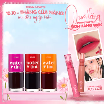 Son Tint Chiết Xuất Trái Cây Tự nhiên - ETUDE Dear Darling Water Tint