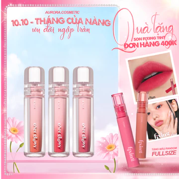 [date 2027 - Auth 100%] Son Tint Bóng ETUDE Over Glowy Tint