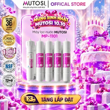 [ Tặng Lắp Đặt ] Máy Lọc Nước Để Gầm 11 Lõi Lọc MUTOSI MP-1101
