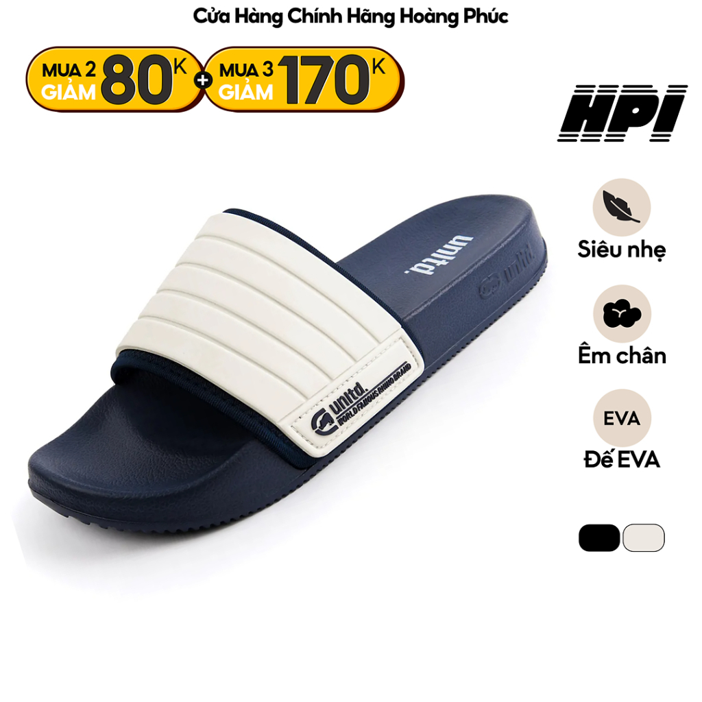 Dép Quai Ngang Nam ECKO UNLTD. Silicon 2 Lớp Đế EVA Nguyên Khối Nhiều Màu IF23-25525