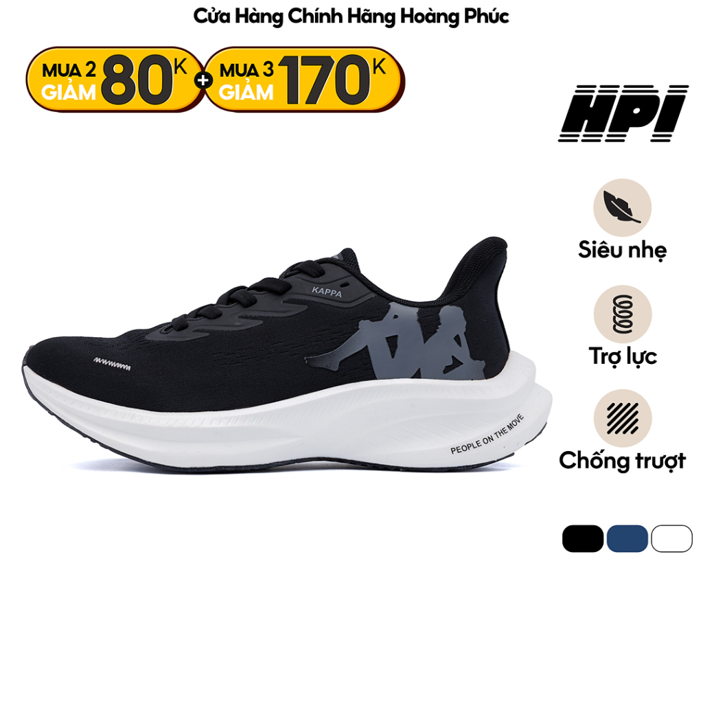 Giày Thể Thao Nam KAPPA Đế Siêu Nhẹ Đàn Hồi Chống Trượt Chống Mài Mòn 322J21W
